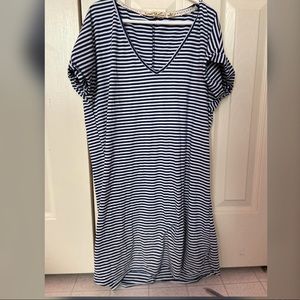 Striped T-shirt dress